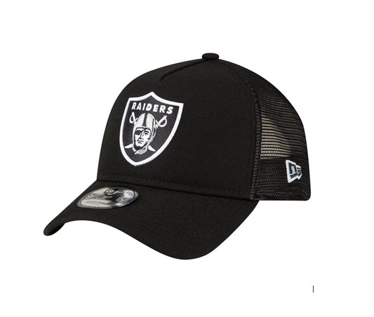 9FORTY A FRAME LAS VEGAS RAIDERS BLACK TRUCKER