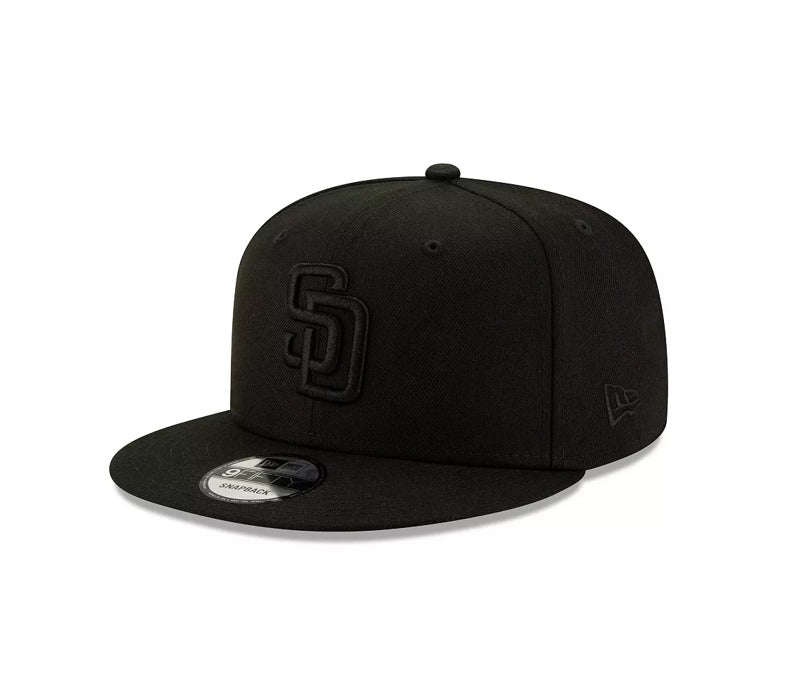9FIFTY SAN DIEGO PADRES BLACK ON BLACK