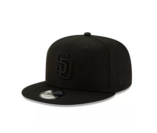 9FIFTY SAN DIEGO PADRES BLACK ON BLACK