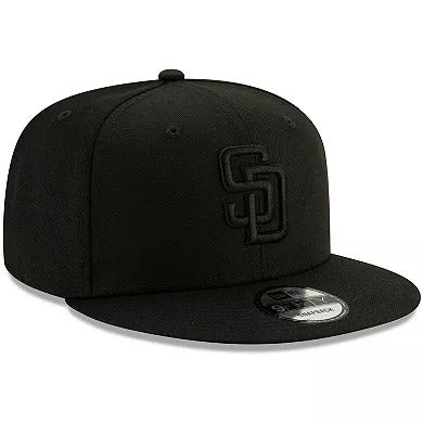 9FIFTY SAN DIEGO PADRES BLACK ON BLACK