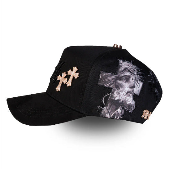 BELICA RICO HATS LA DODGERS BLACK GOLD CRUZ