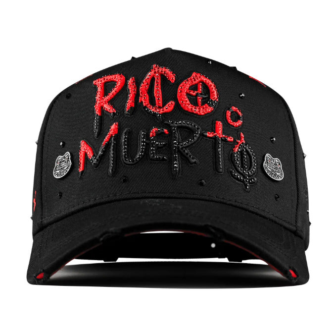 BELICA MZ HATSS RICO MUERTO BLACK RED