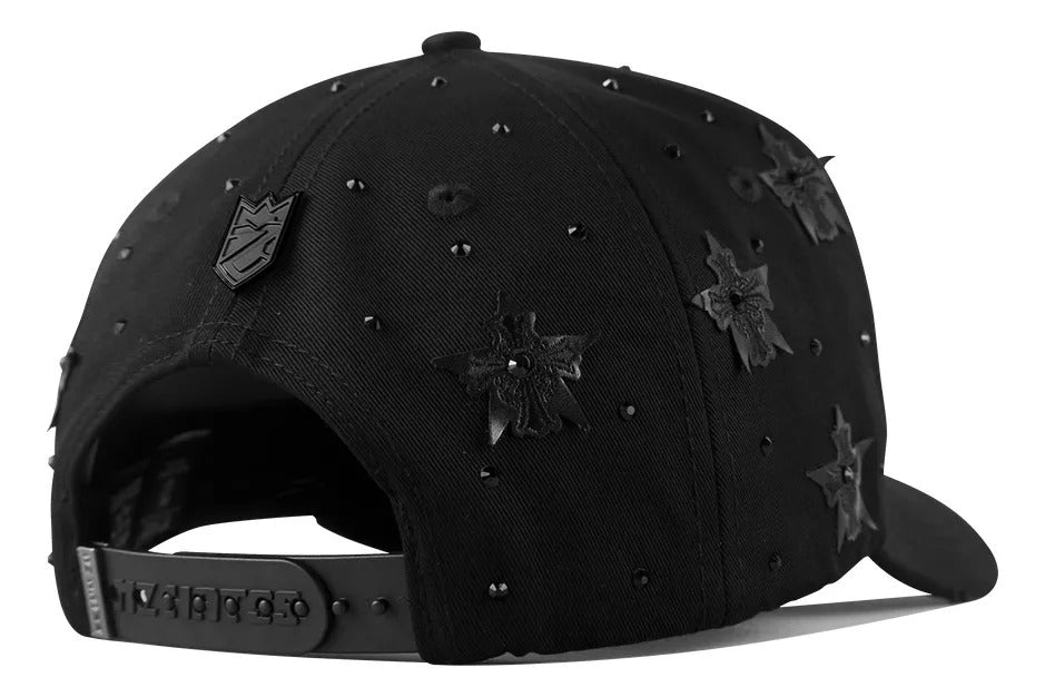 BELICA MZ HATSS SAN JUDAS BLACK ON BLACK CRUZ