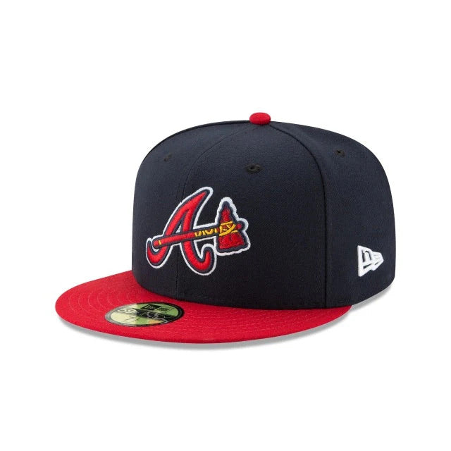 59FIFTY ATLANTA BRAVES NAVY LOGO ANTIGUO