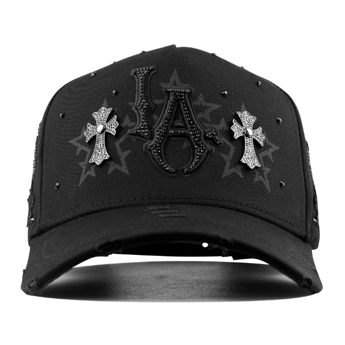 BELICA MZ HATSS LA DODGERS BLACK ON BLACK SAINTS CRUZ