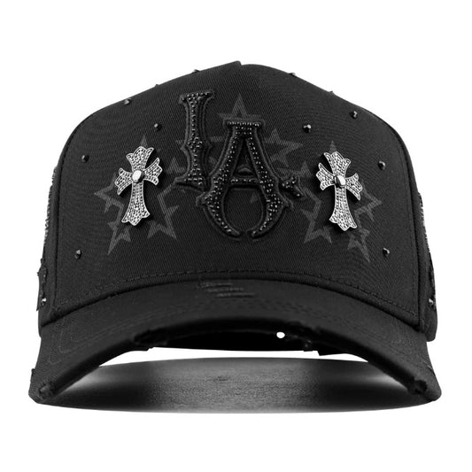 BELICA MZ HATSS LA DODGERS BLACK ON BLACK SAINTS CRUZ