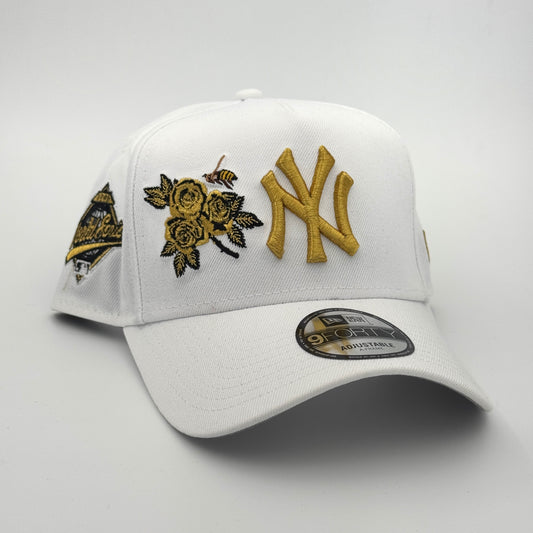 9FORTY A FRAME NY YANKEES WHITE GOLD BEE WS 1996