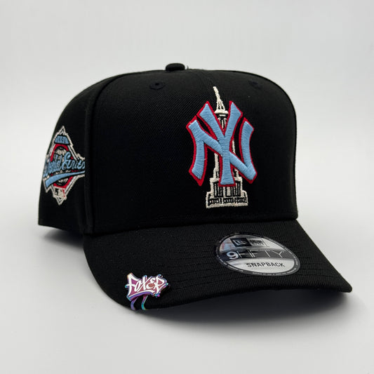 9FIFTY NY YANKEES BLACK EMPIRE STATE SKYBLUE LOGO WS 1996