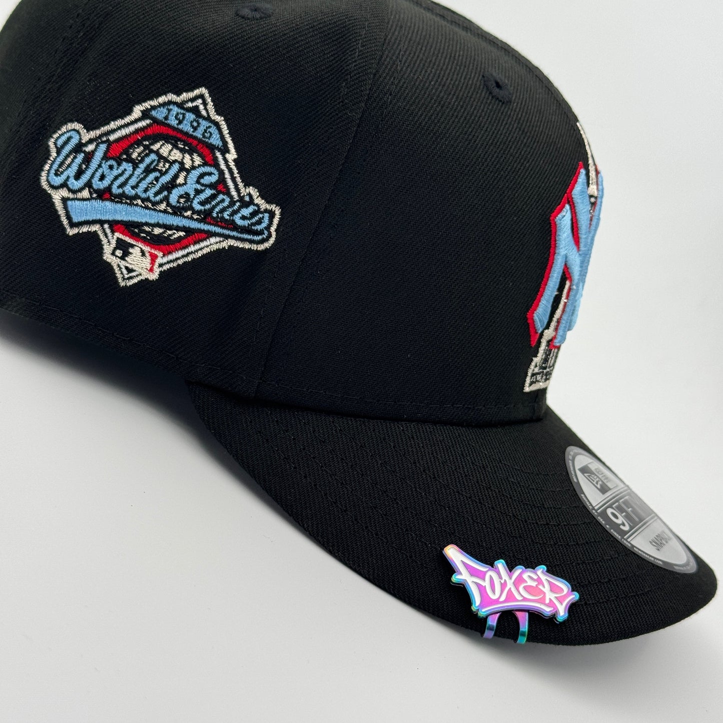 9FIFTY NY YANKEES BLACK EMPIRE STATE SKYBLUE LOGO WS 1996