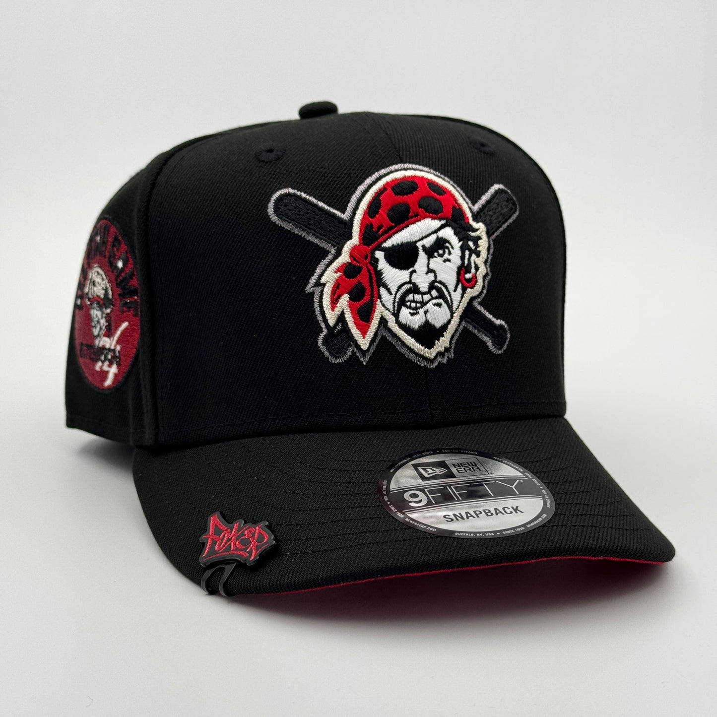 9FIFTY PITTSBURGH BLACK UNDERVISOR RED LOGO PIRATAS ALL STAR GAME 11974