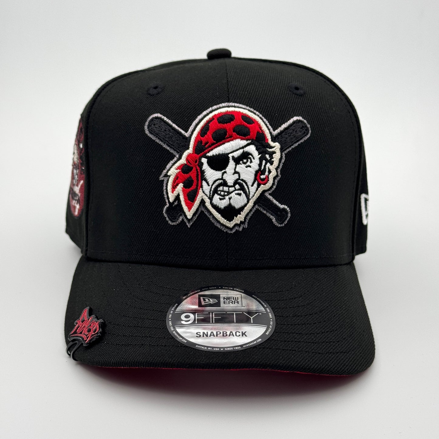 9FIFTY PITTSBURGH BLACK UNDERVISOR RED LOGO PIRATAS ALL STAR GAME 11974