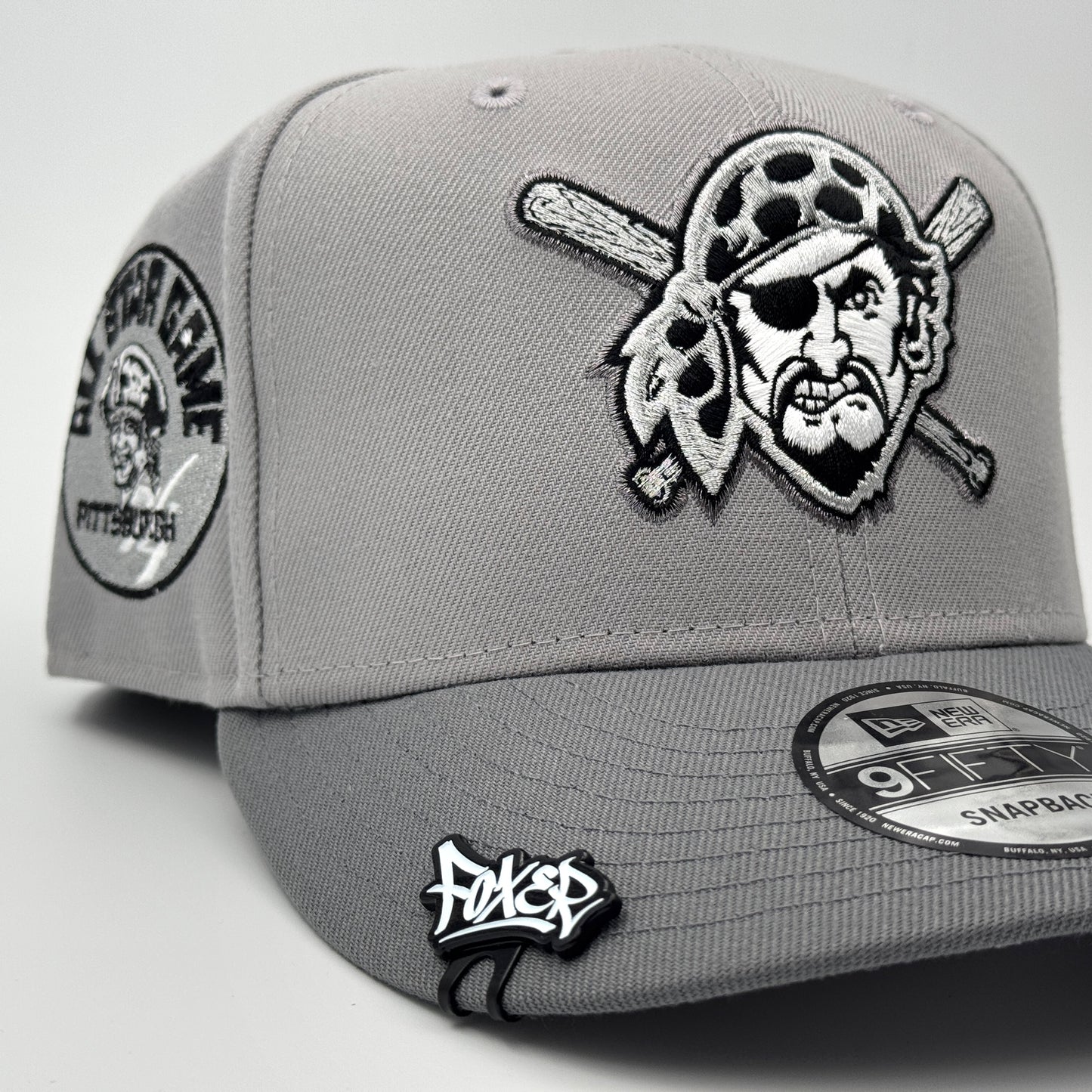 9FIFTY PITTSBURGH PIRATES GREY SILVER LOGO PIRATA ALL STAR GAME 1974