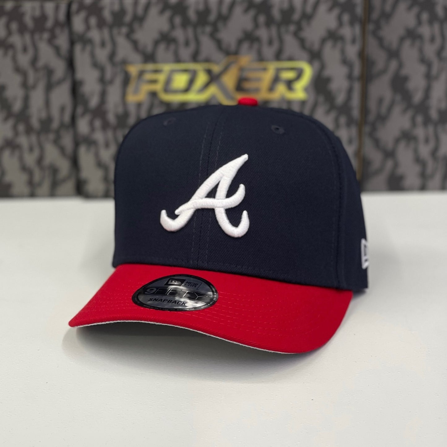 9FIFTY ATLANTA BRAVES NAVY RED