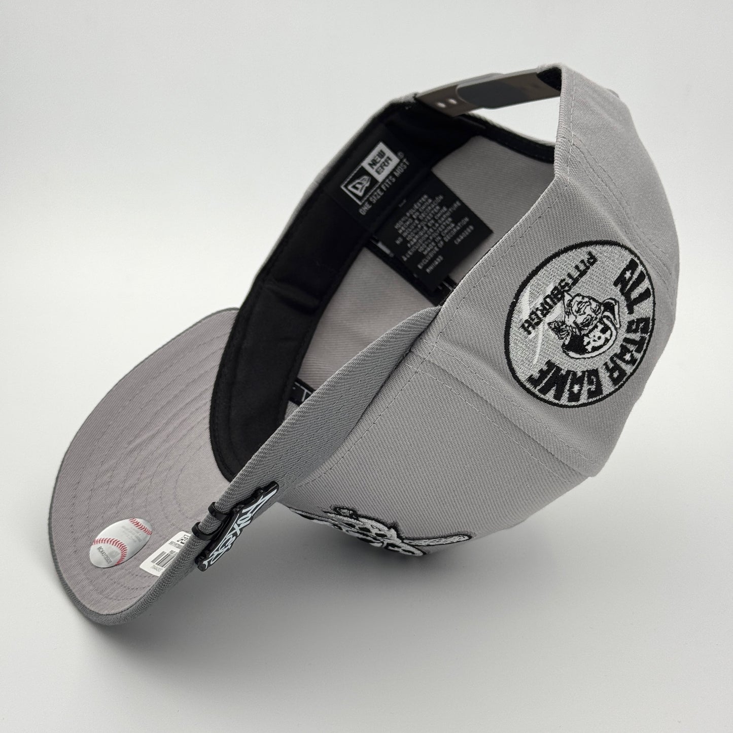 9FIFTY PITTSBURGH PIRATES GREY SILVER LOGO PIRATA ALL STAR GAME 1974