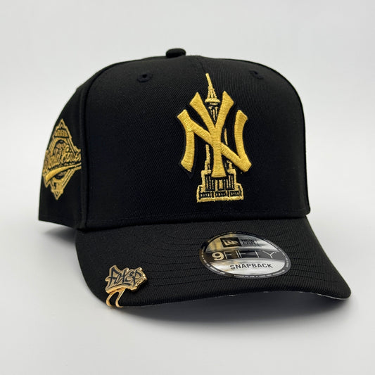 9FIFTY NY YANKEES BLACK GOLD LOGO EMPIRE STATE WS 1996