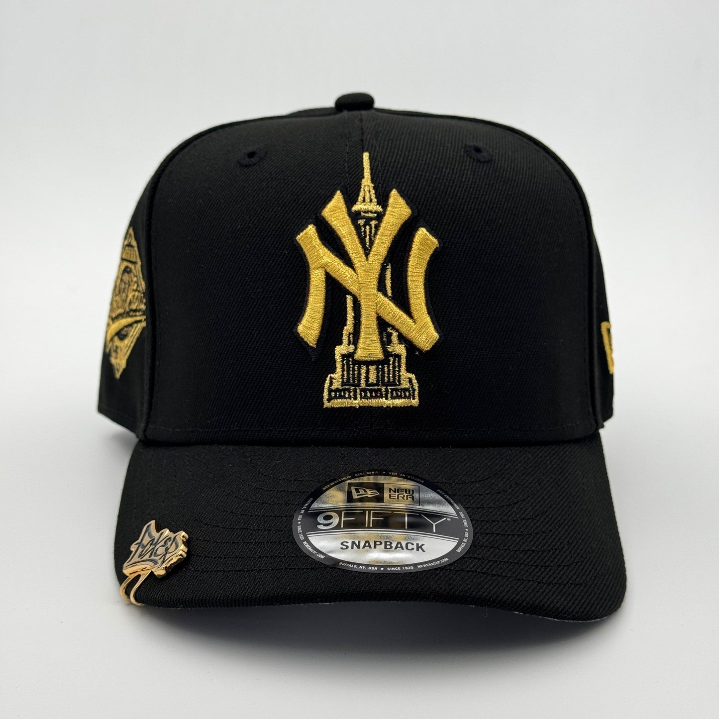 9FIFTY NY YANKEES BLACK GOLD LOGO EMPIRE STATE WS 1996
