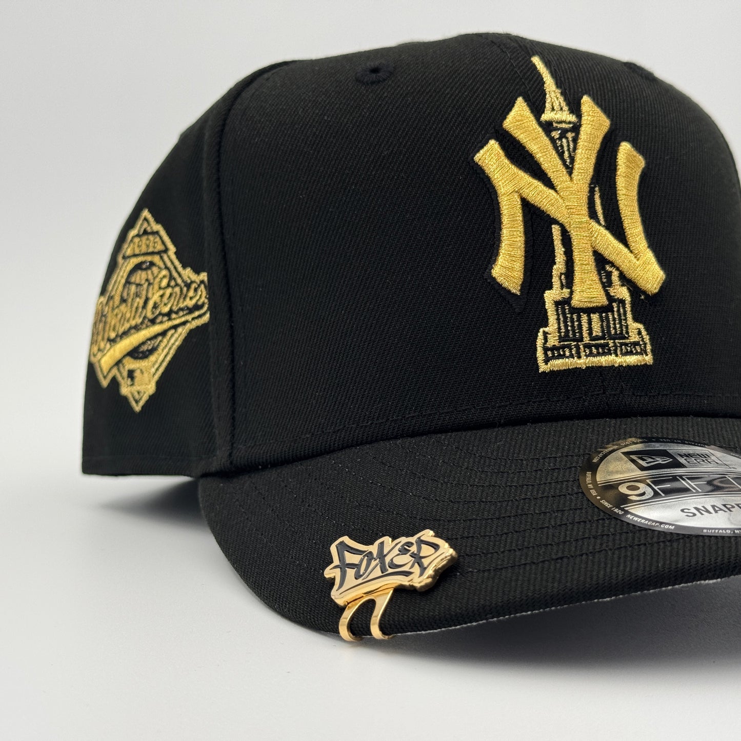 9FIFTY NY YANKEES BLACK GOLD LOGO EMPIRE STATE WS 1996