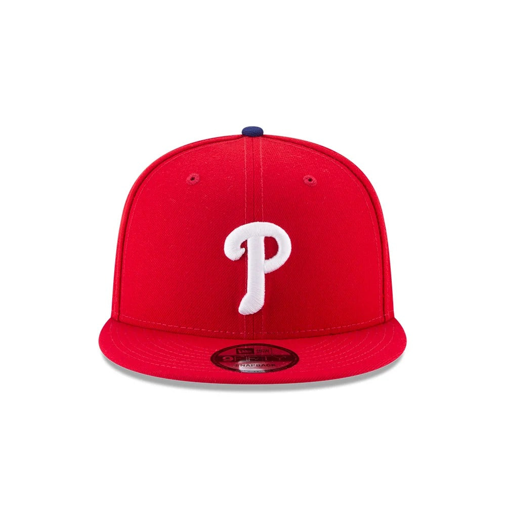 9FIFTY PHILADELPHIA RED SCARLET WHITE LOGO