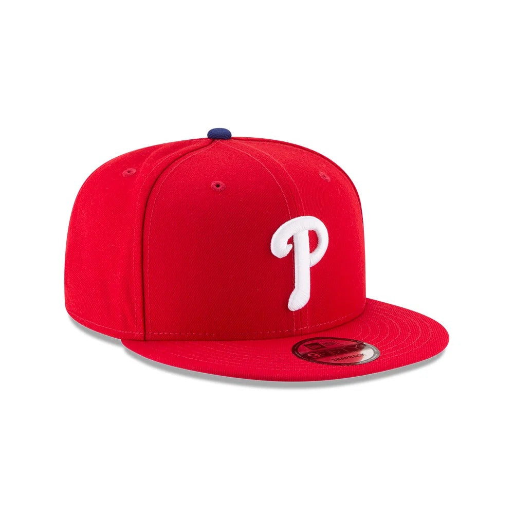 9FIFTY PHILADELPHIA RED SCARLET WHITE LOGO