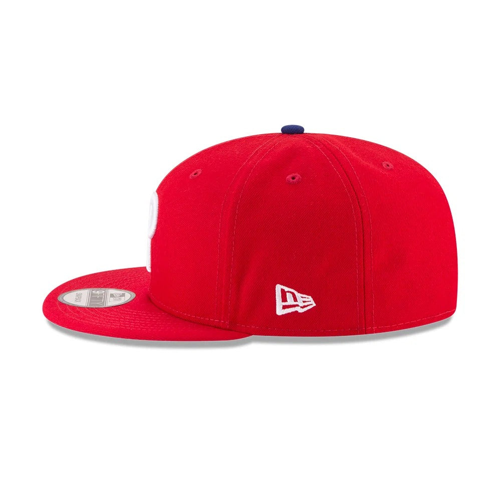 9FIFTY PHILADELPHIA RED SCARLET WHITE LOGO