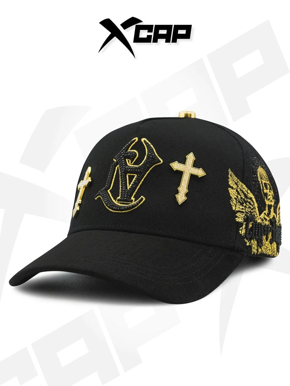 BELICA XCAPS LA DODGERS BLACK GOLD UPSIDE LOGO CRUZ