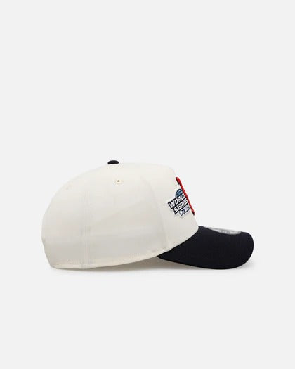 9FORTY A FRAME BOSTON RED SOX BEIGE NAVY VISOR PATCH