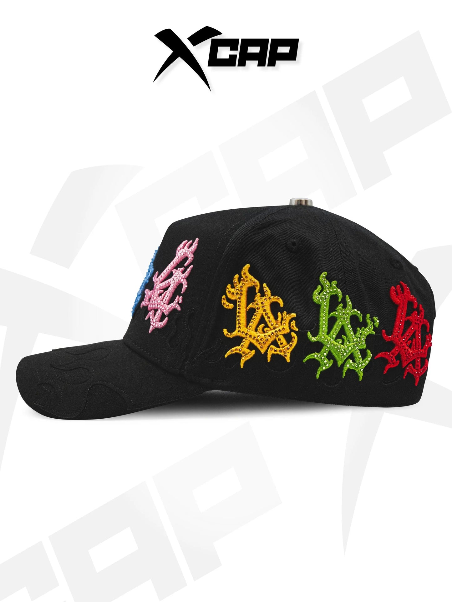 BELICA XCAPS LA DODGERS BLACK COLORS FLAMES