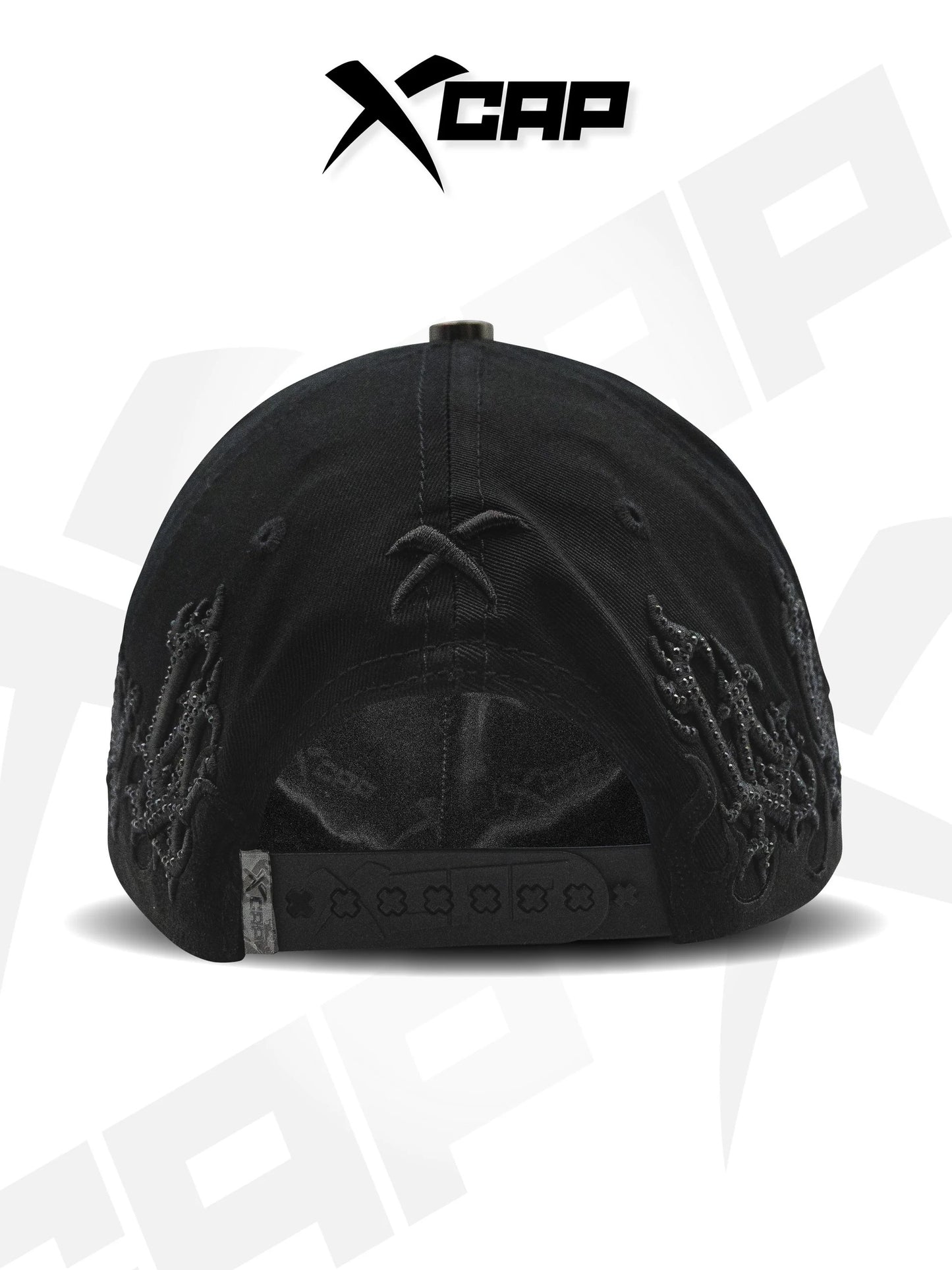 BELICA XCAPS LA DODGERS BLACK ON BLACK FLAMES