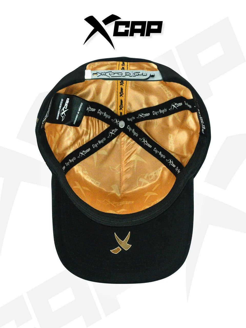 BELICA XCAPS LA DODGERS BLACK GOLD UPSIDE LOGO CRUZ