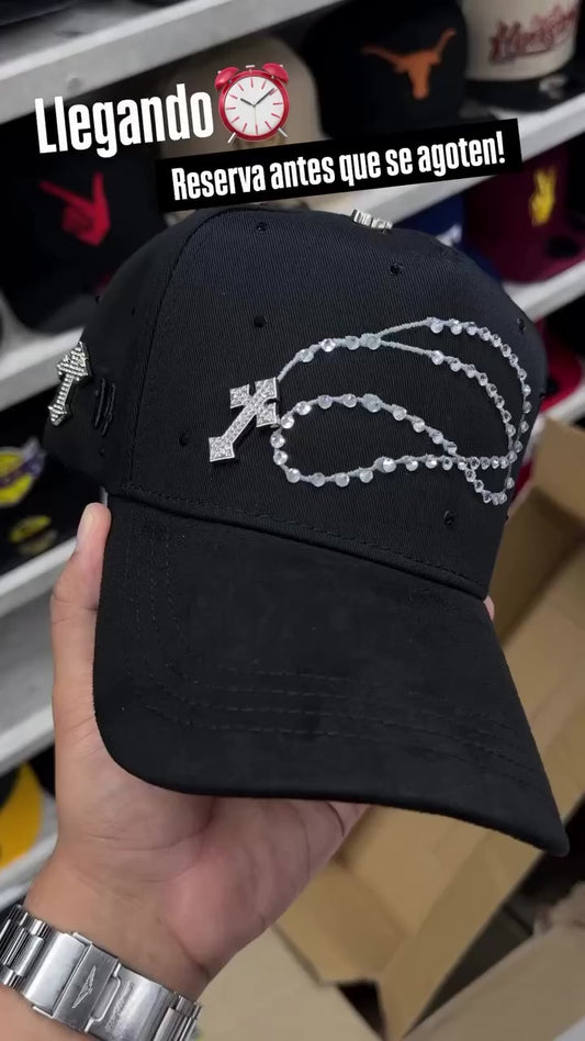 BELICA CAPS FANS ROSARIO BLACK SILVER LOGO