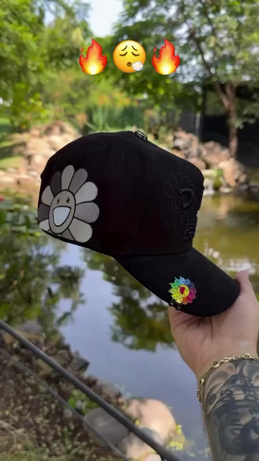 BELICA ACE HATS MONEY BLACK ON BLACK