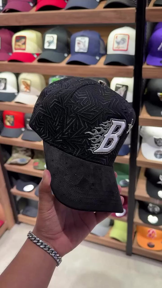 BELICA BIG BOSS B STAR BLACK WHITE CRYSTAL