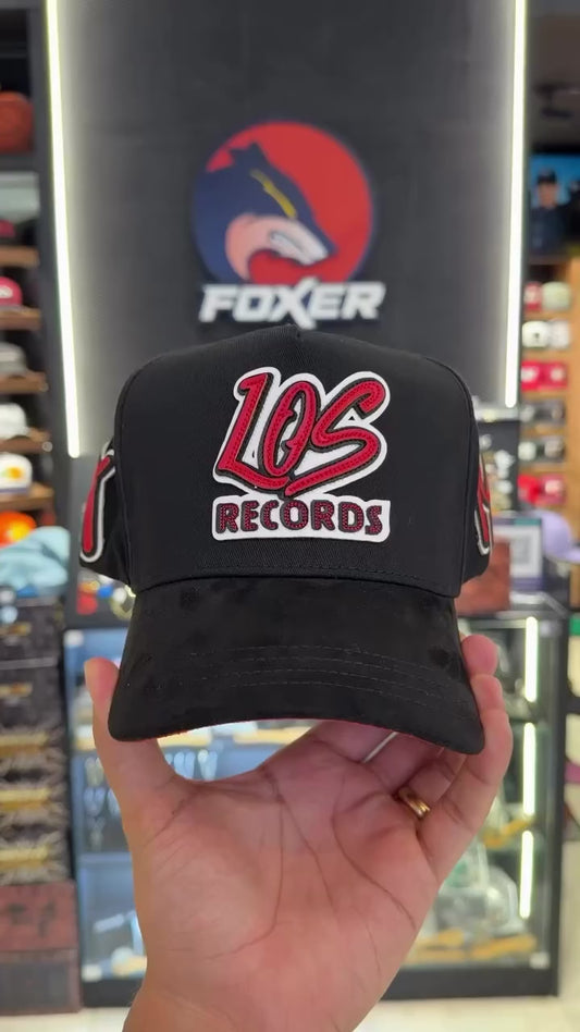 BELICA LOS SUPPLY HATS BLACK LOGO CUERO